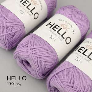 Пряжа HELLO Cotton 139 (50 грам)
